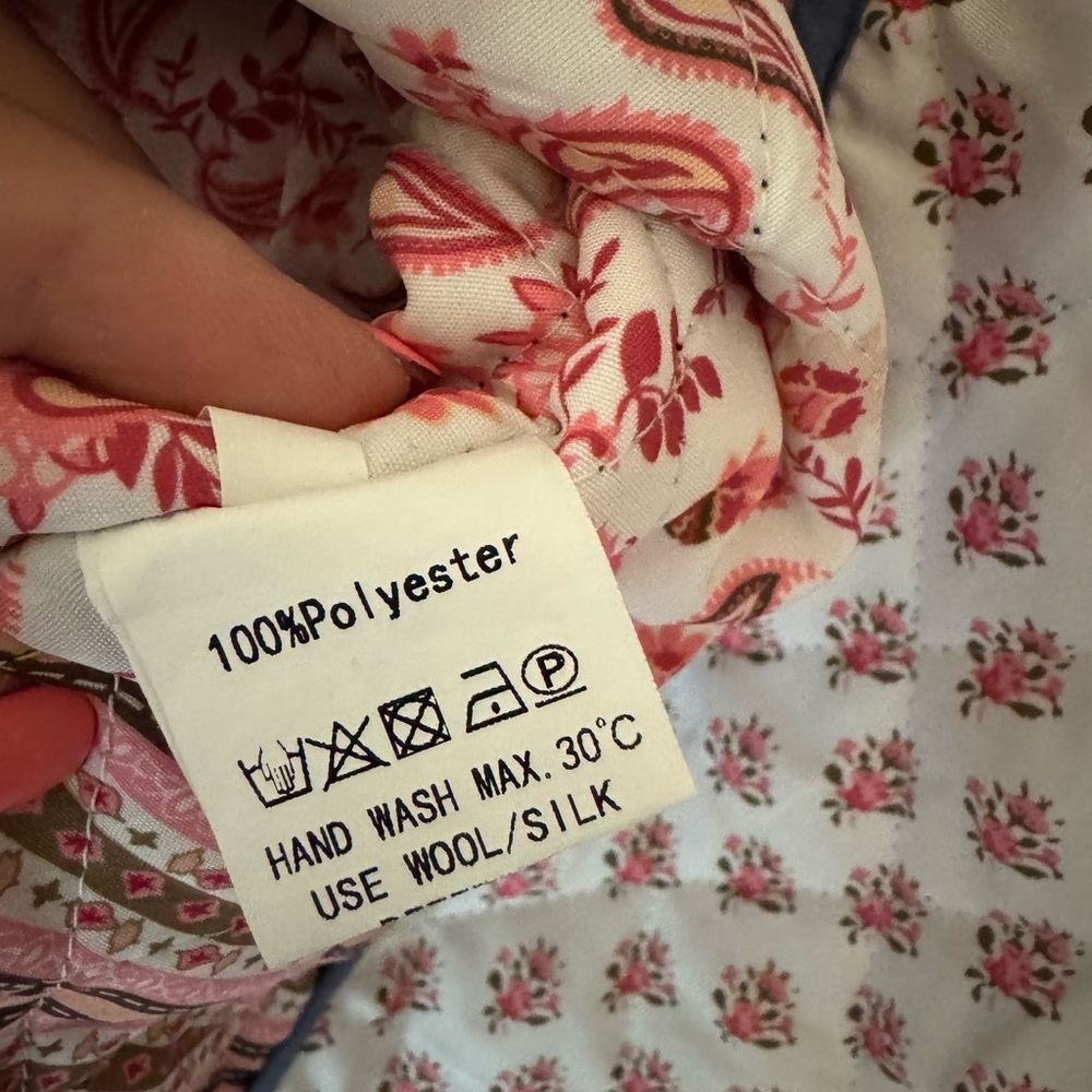 Patchwork Floral Reversible Jacket in Indigo & Petal - Picture 14 of 14
